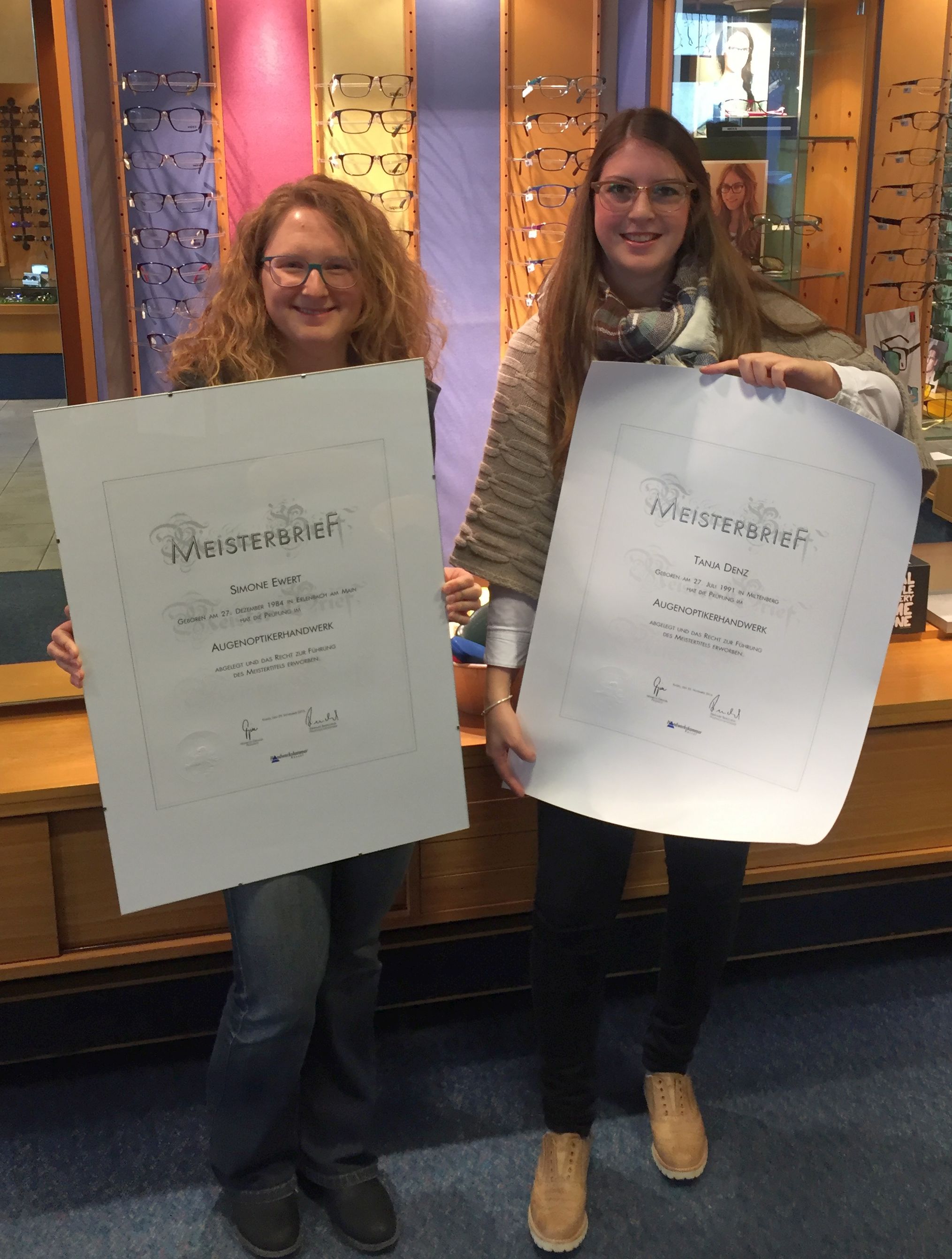 Augenoptiker-Doppelmeisterinnen 2015